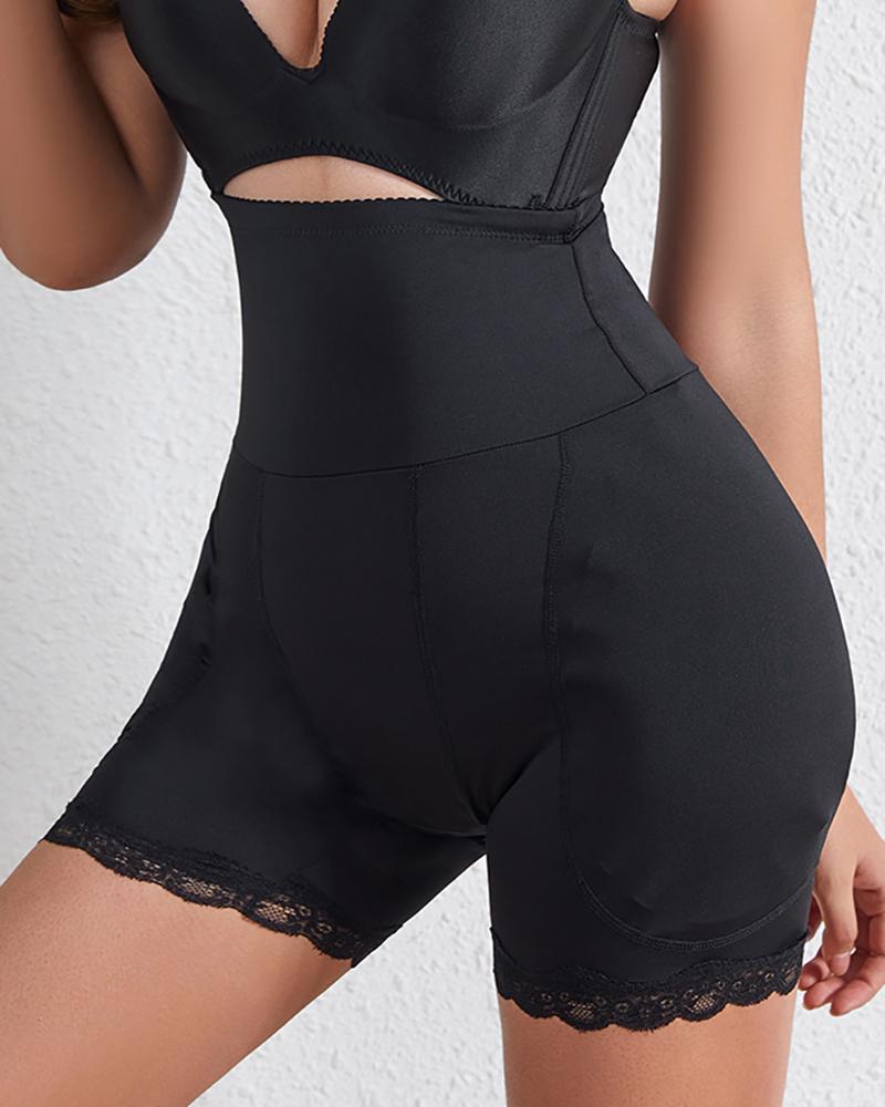 

High Waist Tummy Control Waist Trainer Underwear Elastic Shapewear, Black