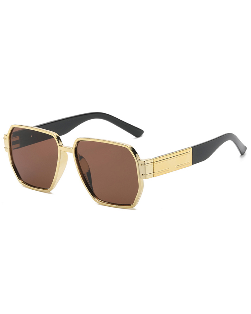 

1Pair Big Asymmetrical Frame Simple Sunglasses, Style4