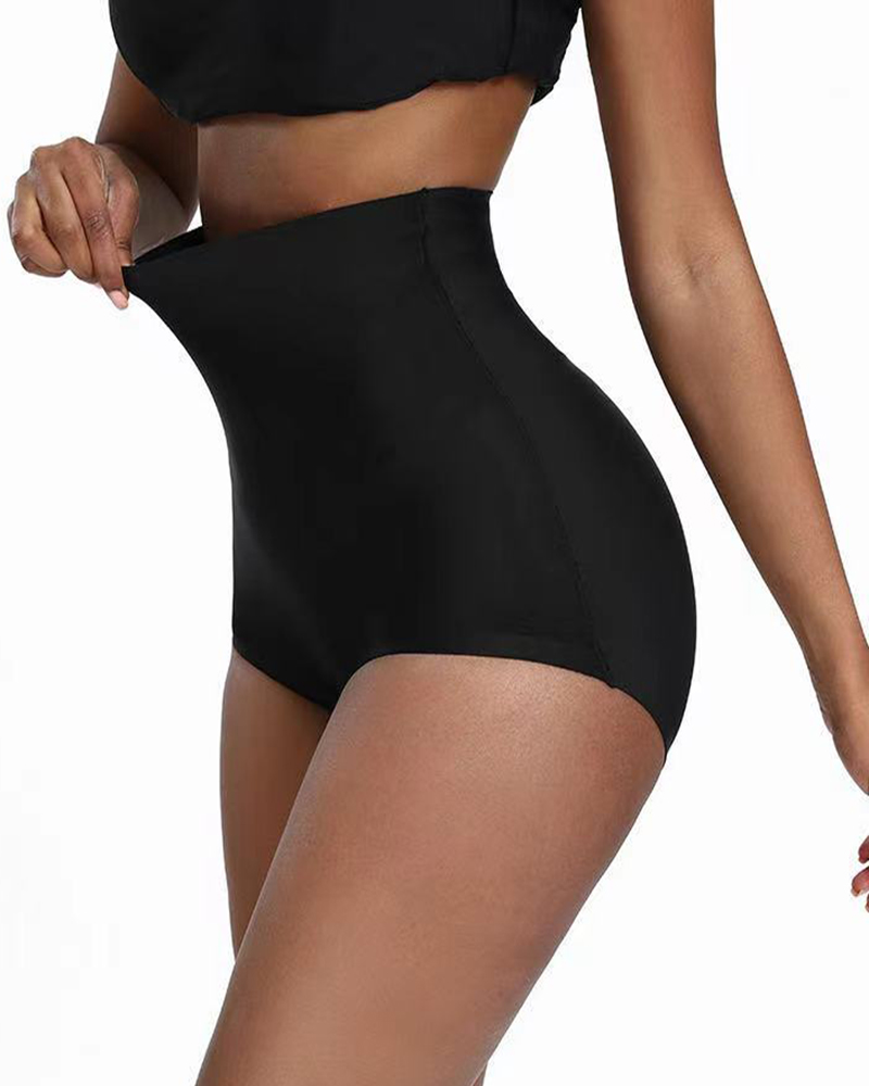 

High Waist Seamless Panties Shapewear Breathable Belly Control Butt Lifter Briefs Body Shaper Underwear, Black