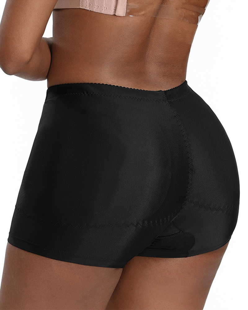 

Body Shaping Sponge Cushion Hip-Lifting Panties Shapewear Shorts, Black