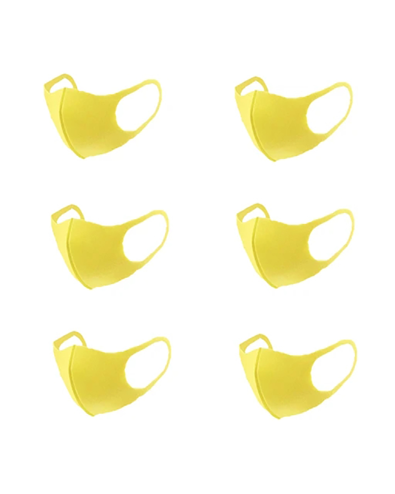 

Breathable Windproof Ear Loop Mouth Mask Washable And Reusable, Yellow