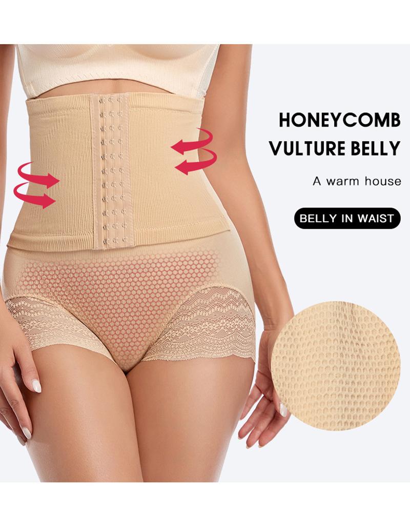 

Girdle Waist Cincher Tummy Control Panties Shaping Brief, Nude