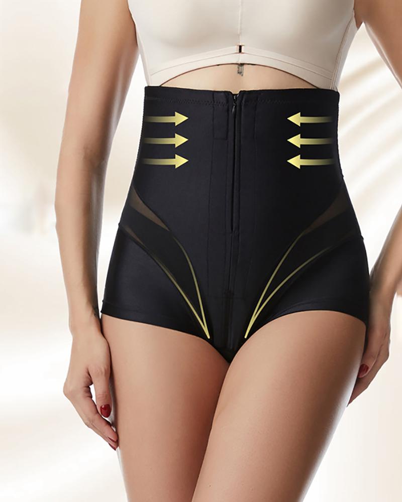 

High Waist Shapewear Panties Tummy Control Panties Underwear Body Shaper, Black