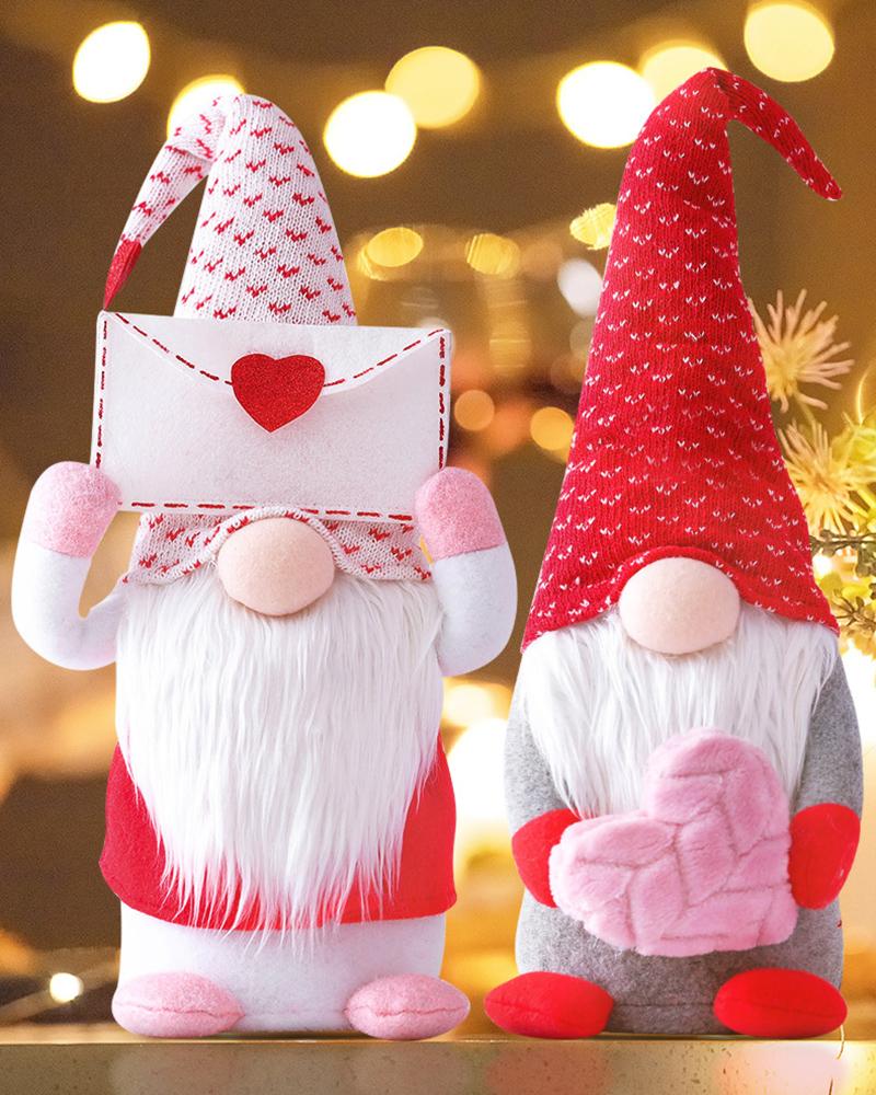 

Valentine's Day Gnomes Plush Decor Home Table Ornaments Gifts, Style1