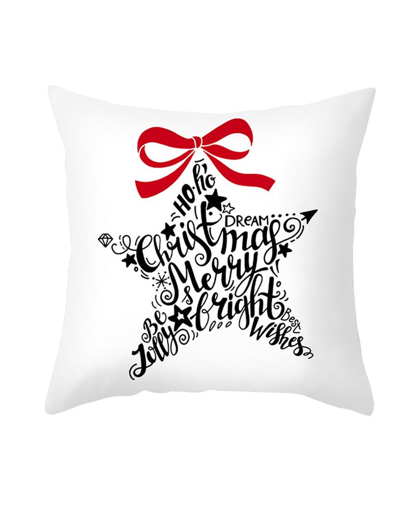 

Christmas Print Cushion Cover Without Filter, Style13