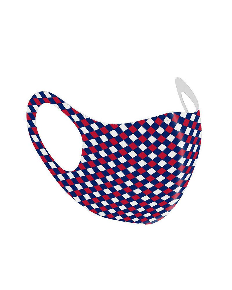 

Checkerboard / Butterfly / Plaid Print Earloop Face Mask For Adults, Style1