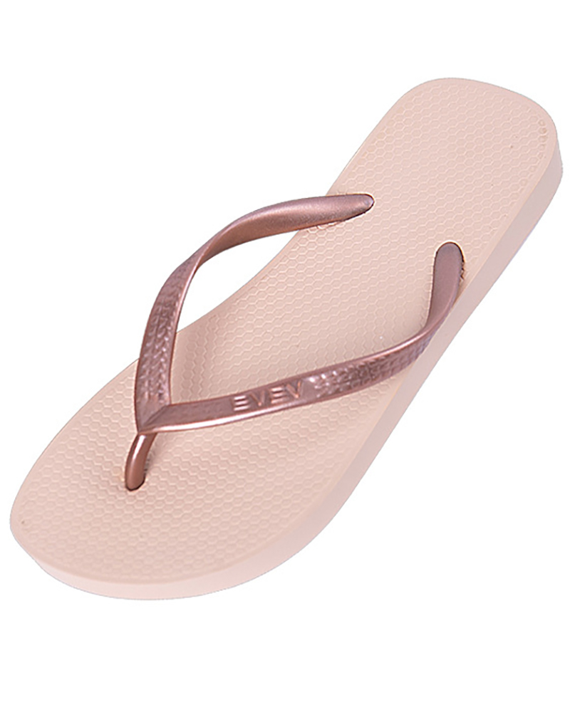

Toe Post Non Slip Beach Flip Flops, Pink