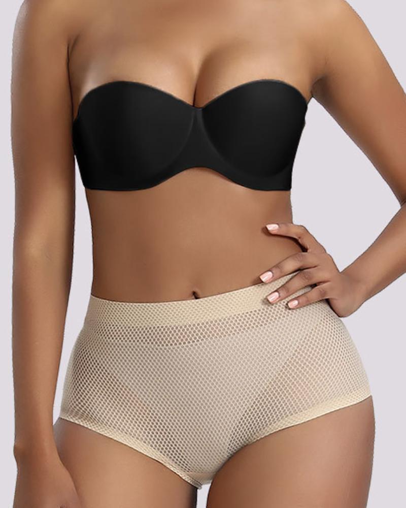 

Clear Strap Push Up Underwire Bra, Black