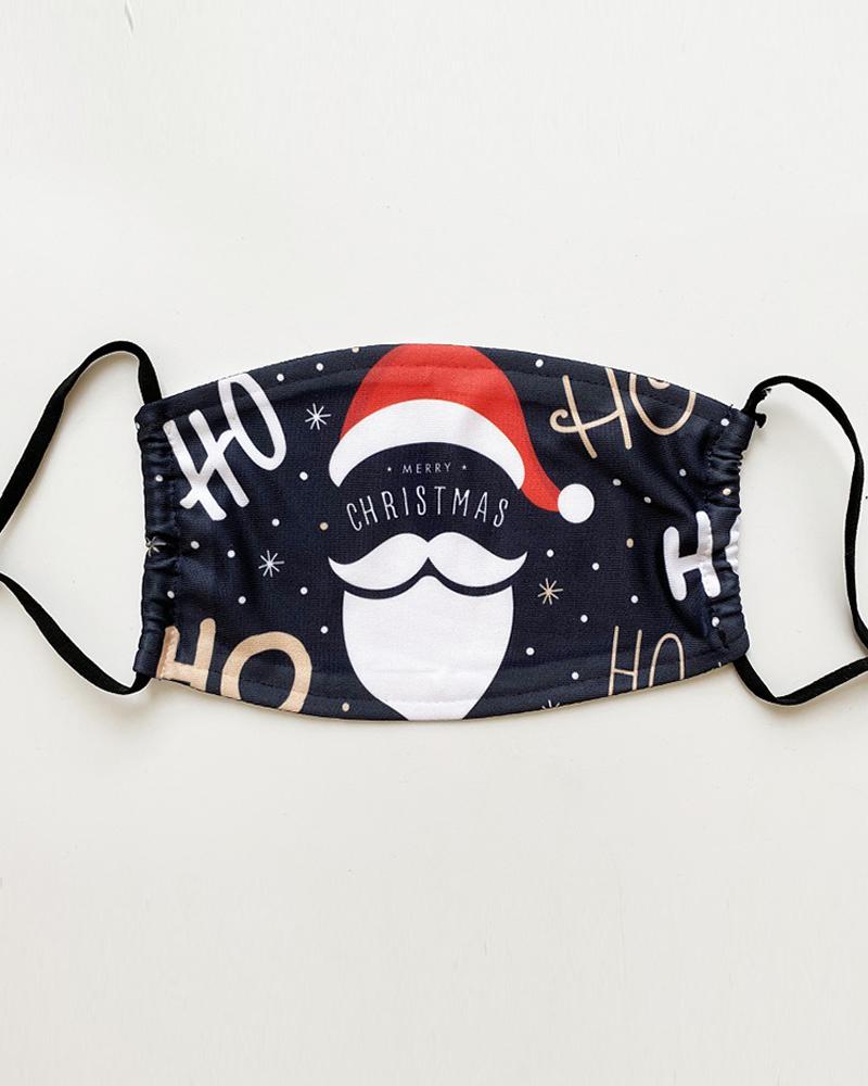 

Christmas Santa Reindder Print PM 2.5 Face Mask With Filter For Adults, Style8