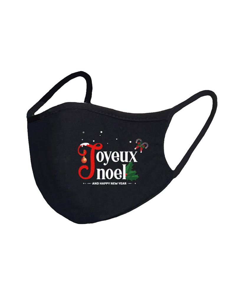 

5PCS/Set Randomly Dispatched Christmas Print Breathable Face Mask(Patterns Sent Randomly), Style10