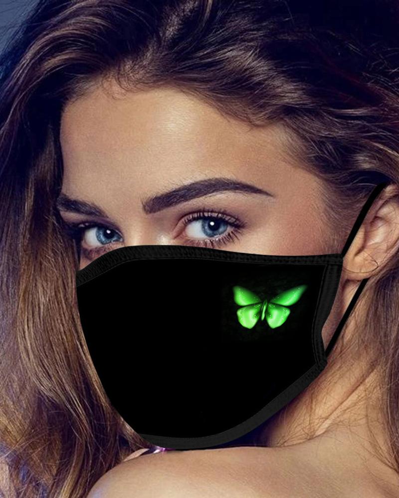 

5PCS/Set Randomly Dispatched Butterfly Print Breathable Face Mask(Colors Sent Randomly), Style3