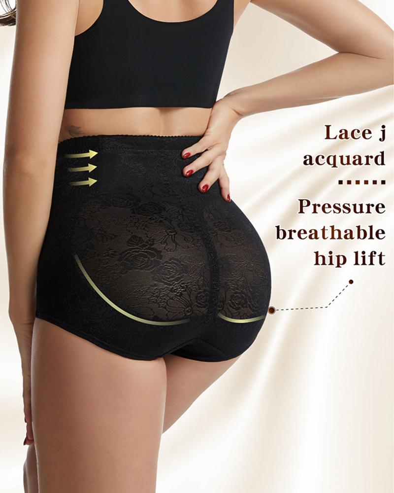 

Butt Lifting Tummy Control High Waist Shapewear Panty, Black