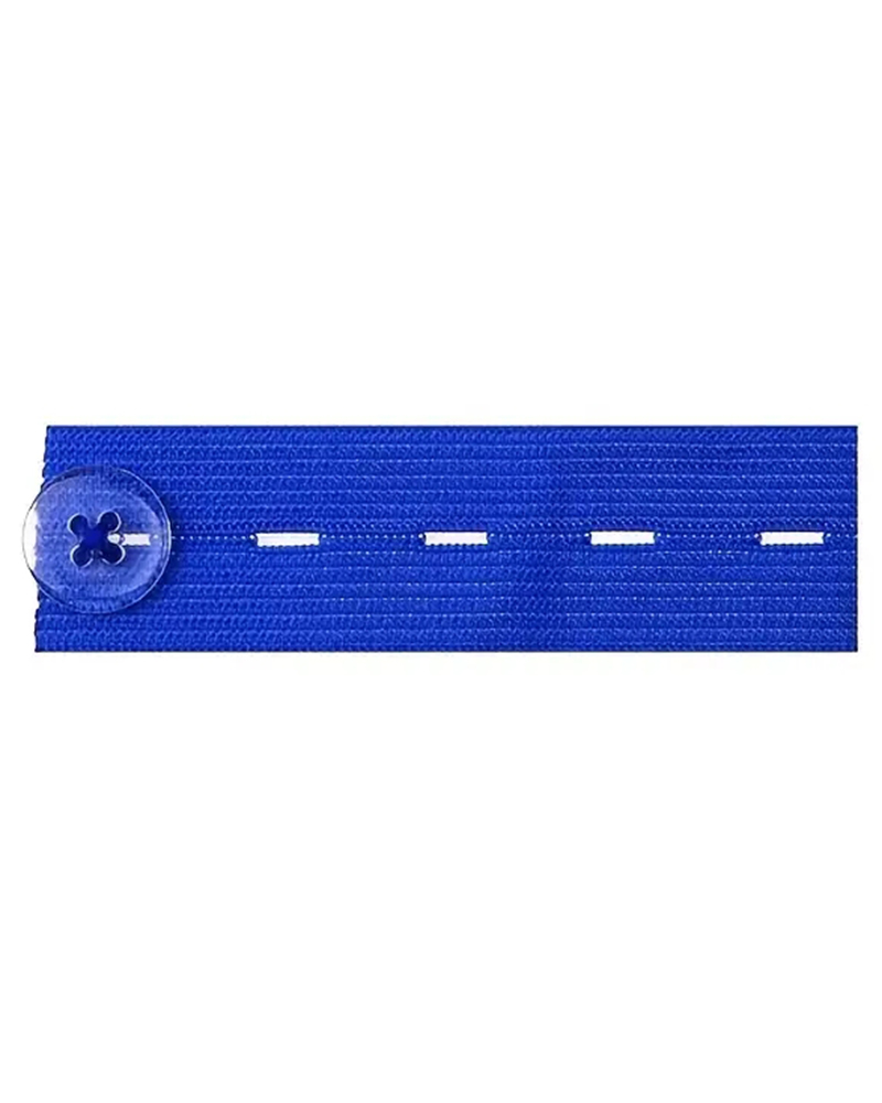 

1pc Elastic Buttoned Adjustable Waist Extender, Dark blue