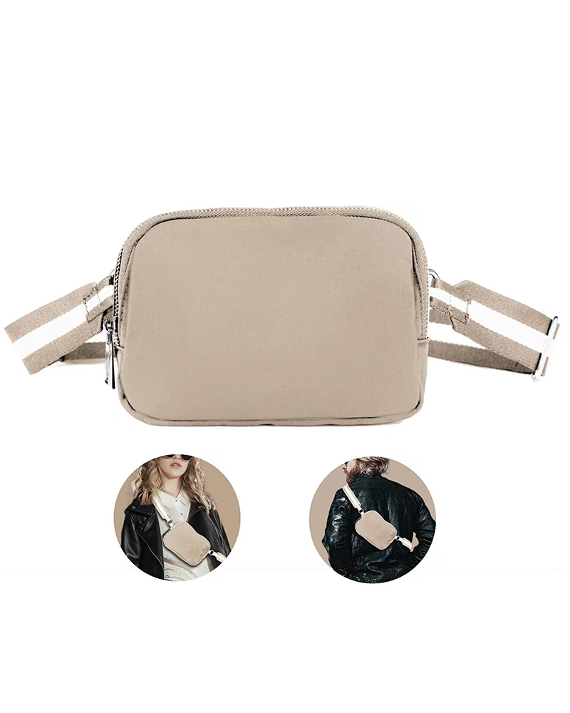 

Women's Fanny Pack Outdoor Sporty Crossbody Belt Bag, Khaki