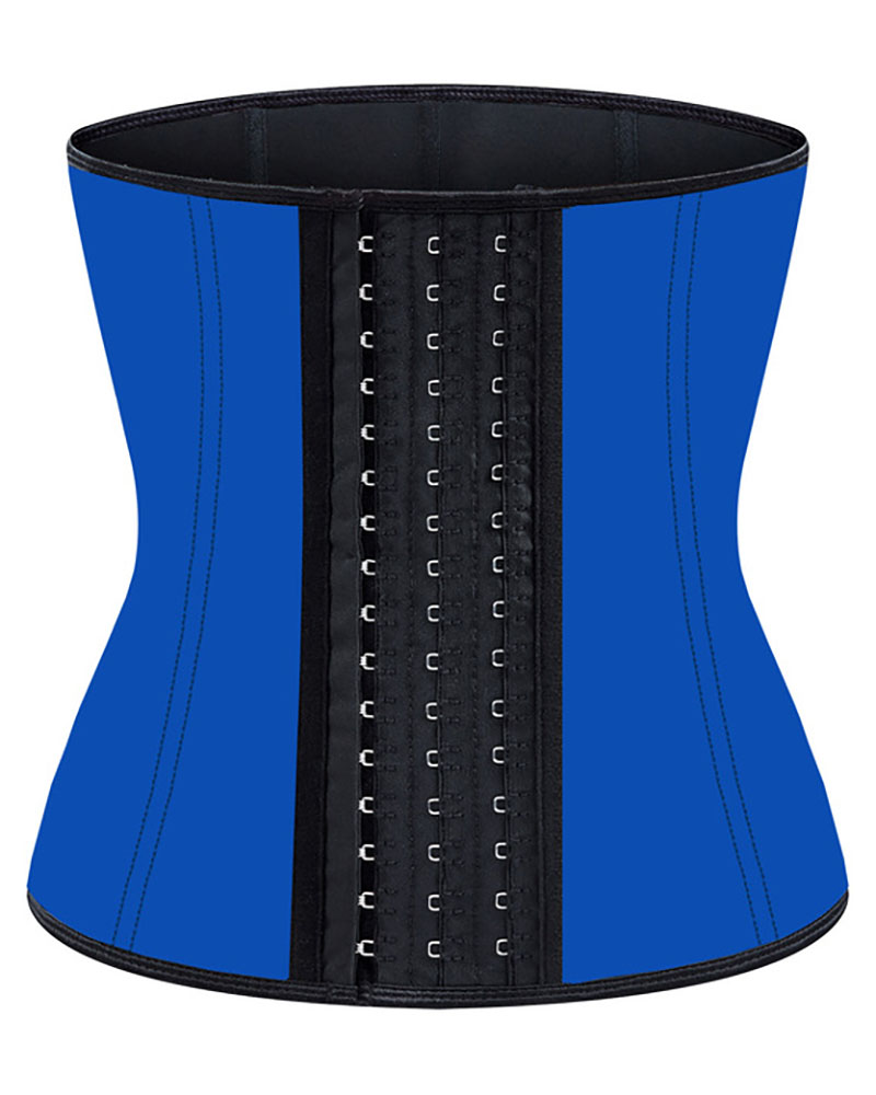 

Body Shaping Waist Trainer Waistband Cincher Sports Fitness Corset Tummy Control Shapewear, Blue