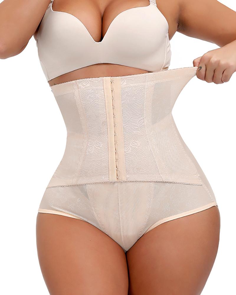 

Slim Tummy Control Panties High Waist Butt Lifter Shapewear, Nude