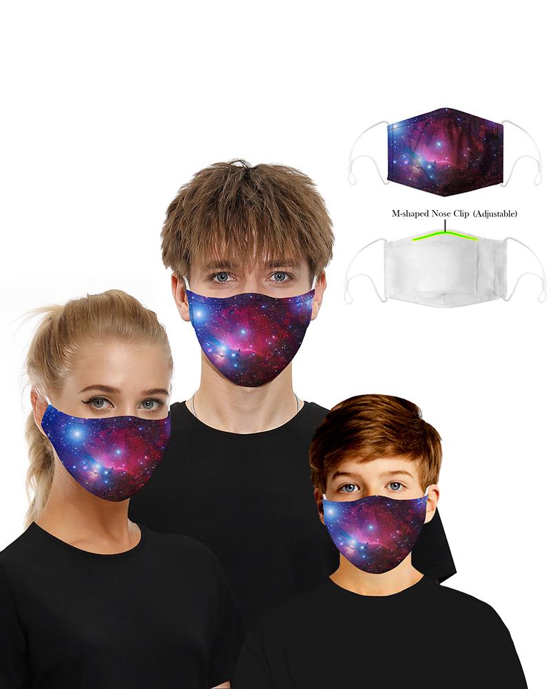 

Print Mouth M .a. s. k Breathable Washable And Reusable With 2PCS Replaceable Filter, Style2