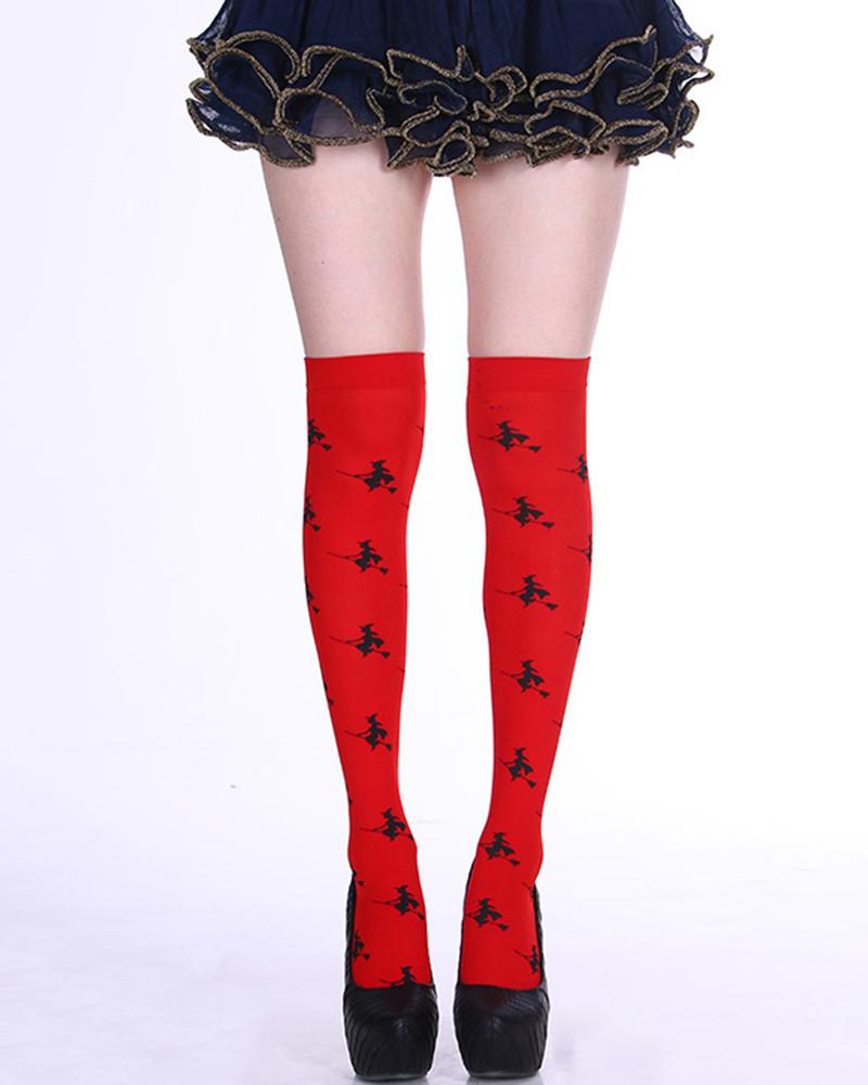 

1Pair Halloween Graphic Print Socks, Style5