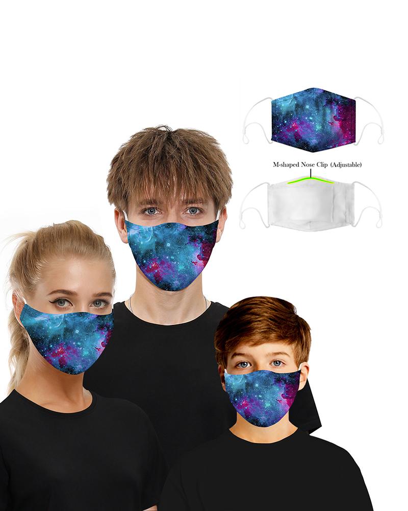 

Print Mouth M .a. s. k Breathable Washable And Reusable With 2PCS Replaceable Filter, Style6