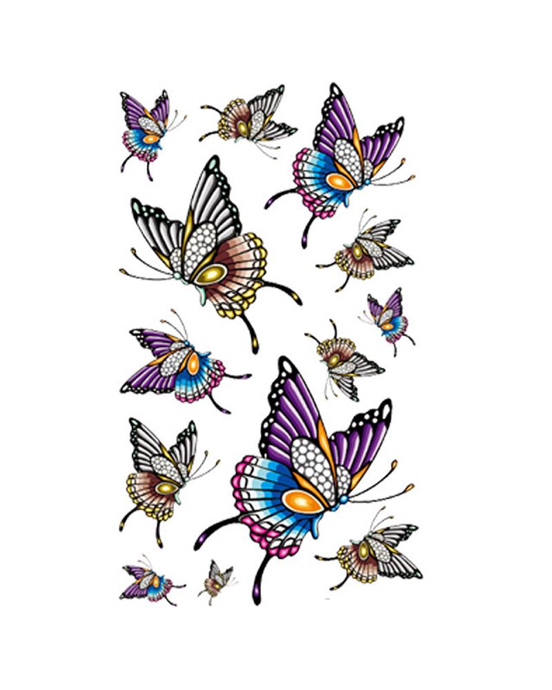 

Floral Waterproof Body Art Temporary Tattoo Stickers, Style6