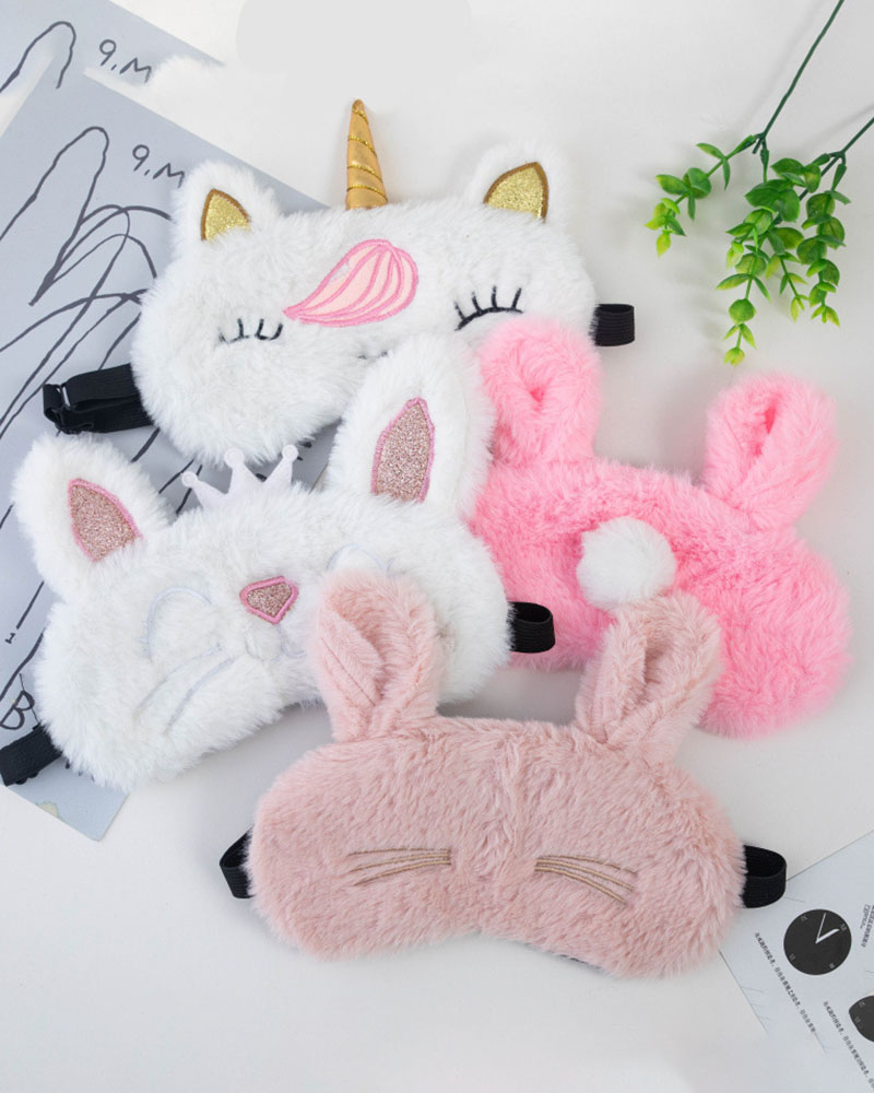

Cute Unicorn / Animal Eye Mask Plush Sleeping Mask, Style3