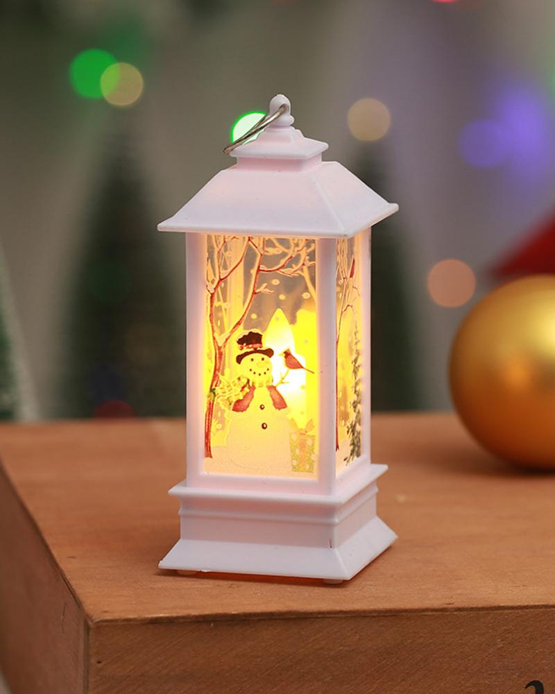 

Christmas Flameless Candles Battery Operated Lamp LED Lighted Candle Lanterns Christmas Party Ornaments Home Decorations, Style3