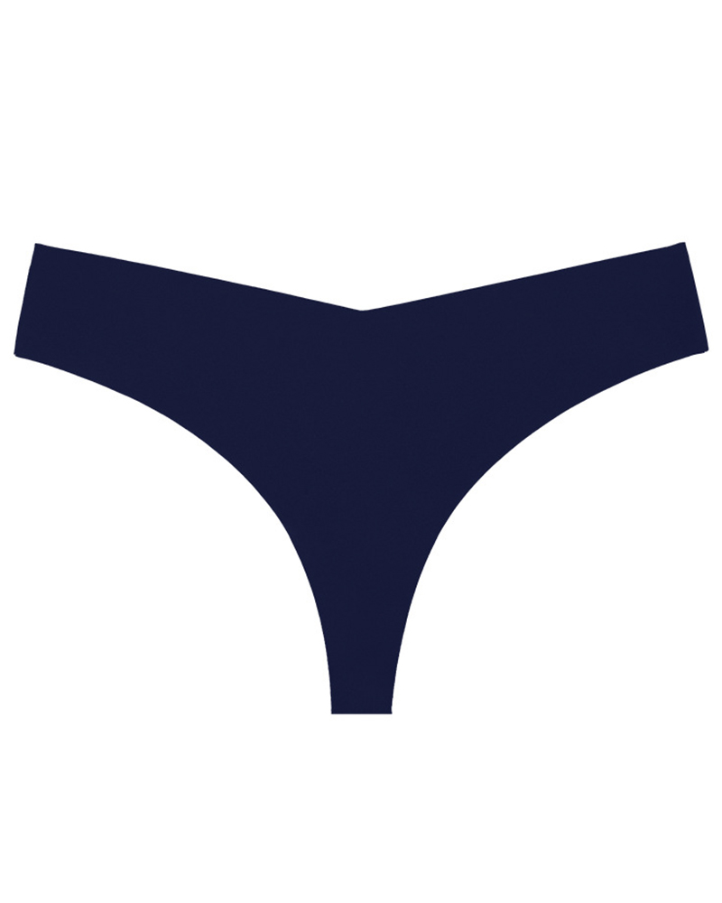 

Seamless Breathable Thong Panty, Blue
