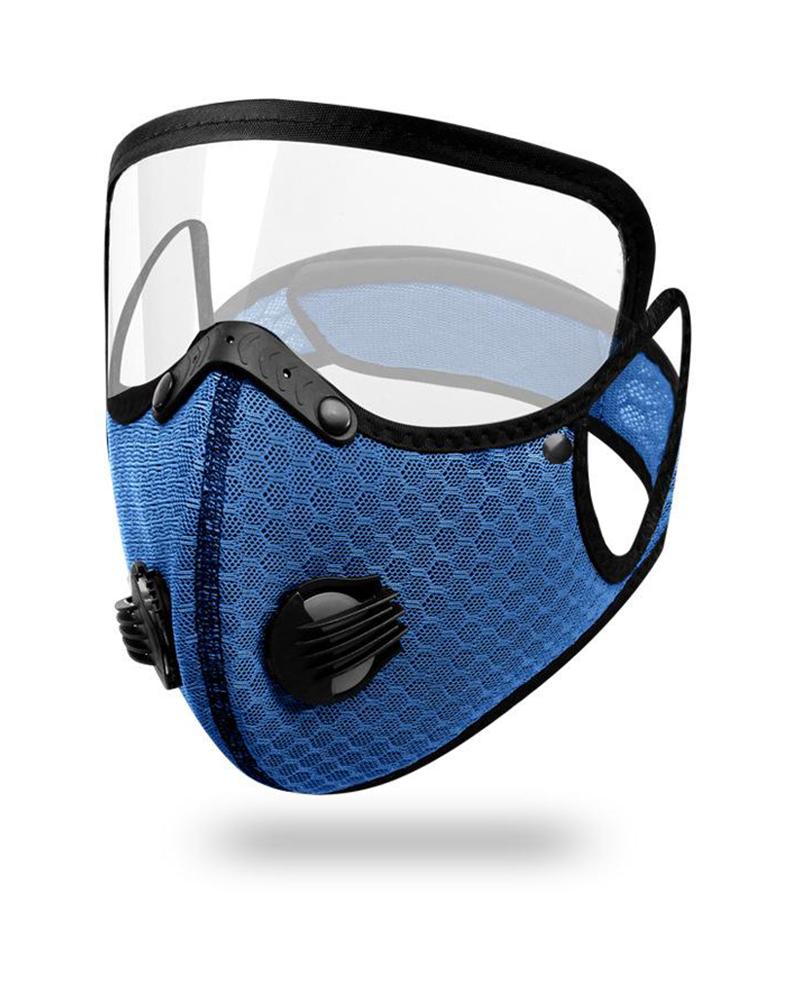 

Activated Carbon Filter Bicycle Anti-dust Mask, Dark blue