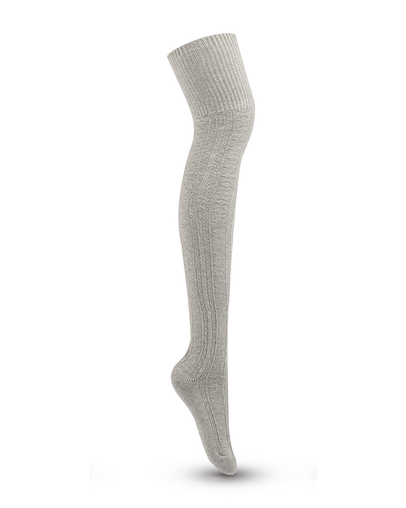 

Plain Warm Skinny Stockings, Gray