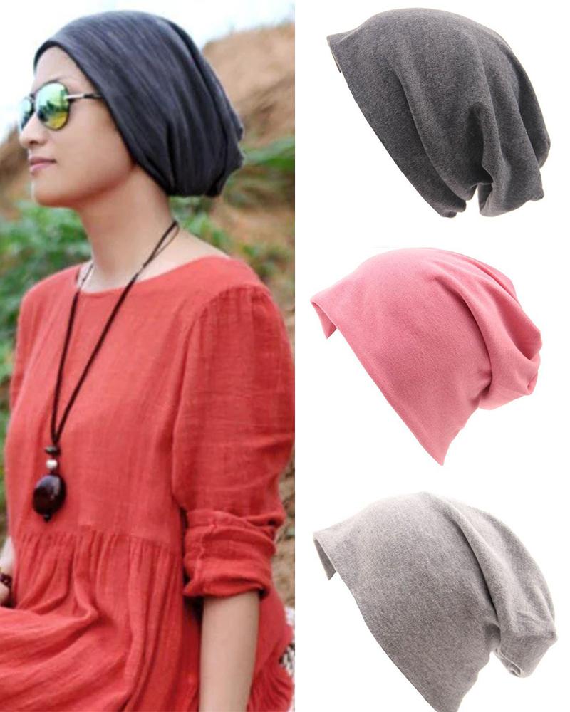 

Women's Beanie Slouch Fit Casual Hat, Dark grey