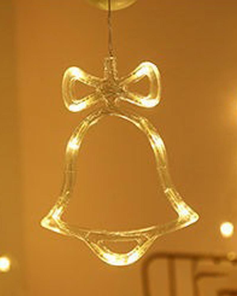 

Christmas Window Lights Decorations Battery Powered Merry Christmas LED Sucker Hanging Lamp Fireplace Indoor Outdoor Home Decor Ornaments, Style2