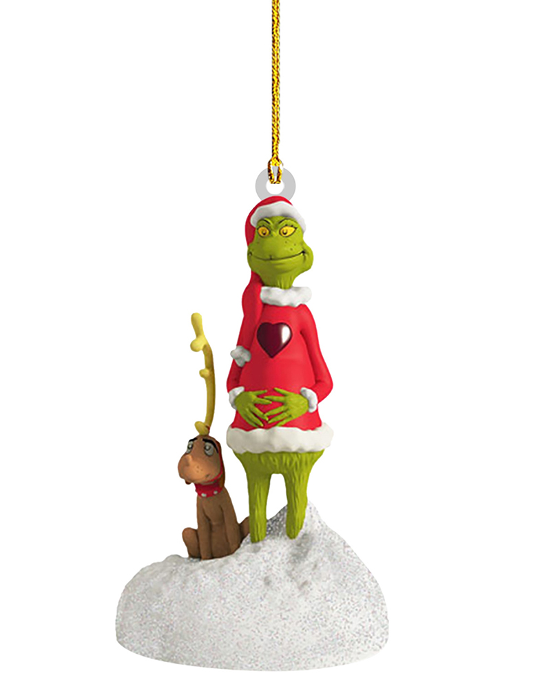 

1pc Christmas Tree Grinch Stole Ornament Christmas Hanging Decoration, Style6