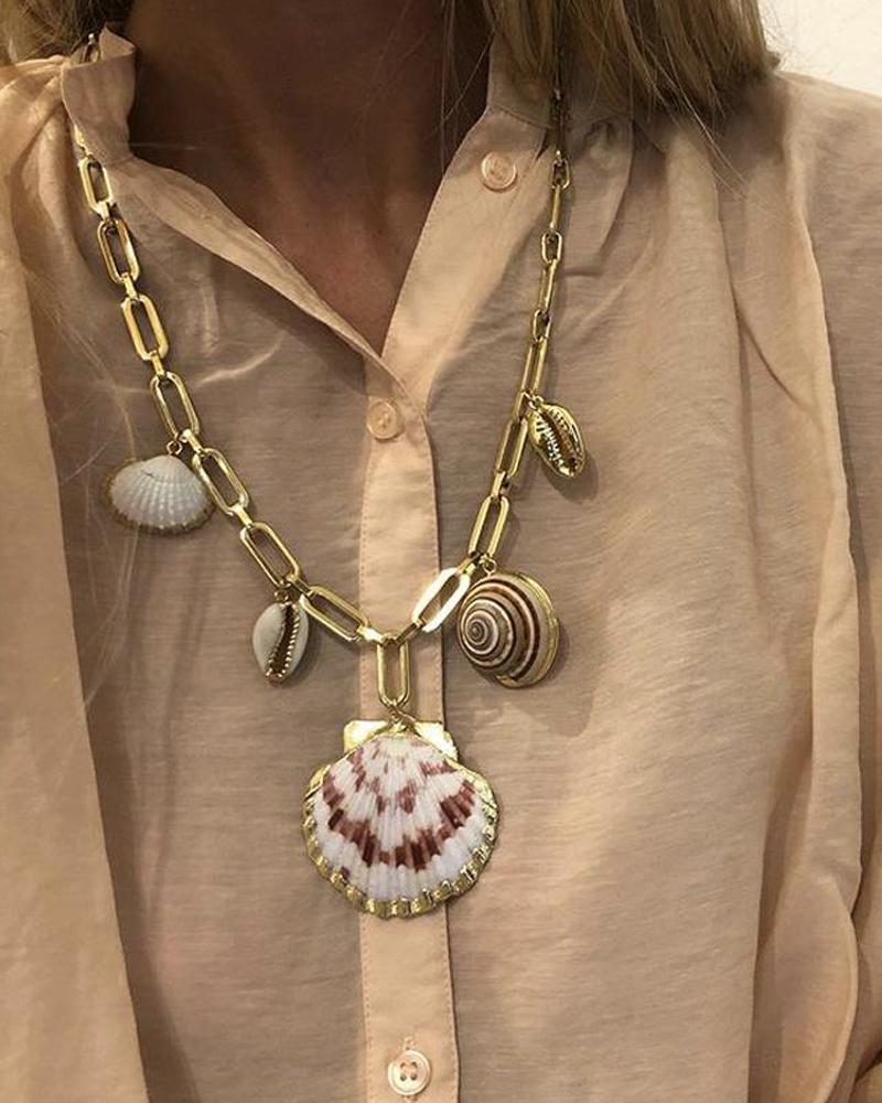 

Vintage Bohemian Clavicle Necklace, Multicolor