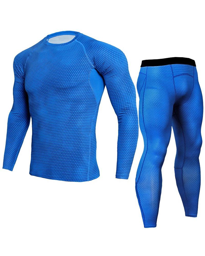 

Solid Color Quick-drying And Breathable Skinny Yoga Pants, Blue
