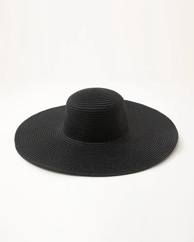 Packable Hat Black Floppy Sun Hat Cheap Wide Brim Sun Hat