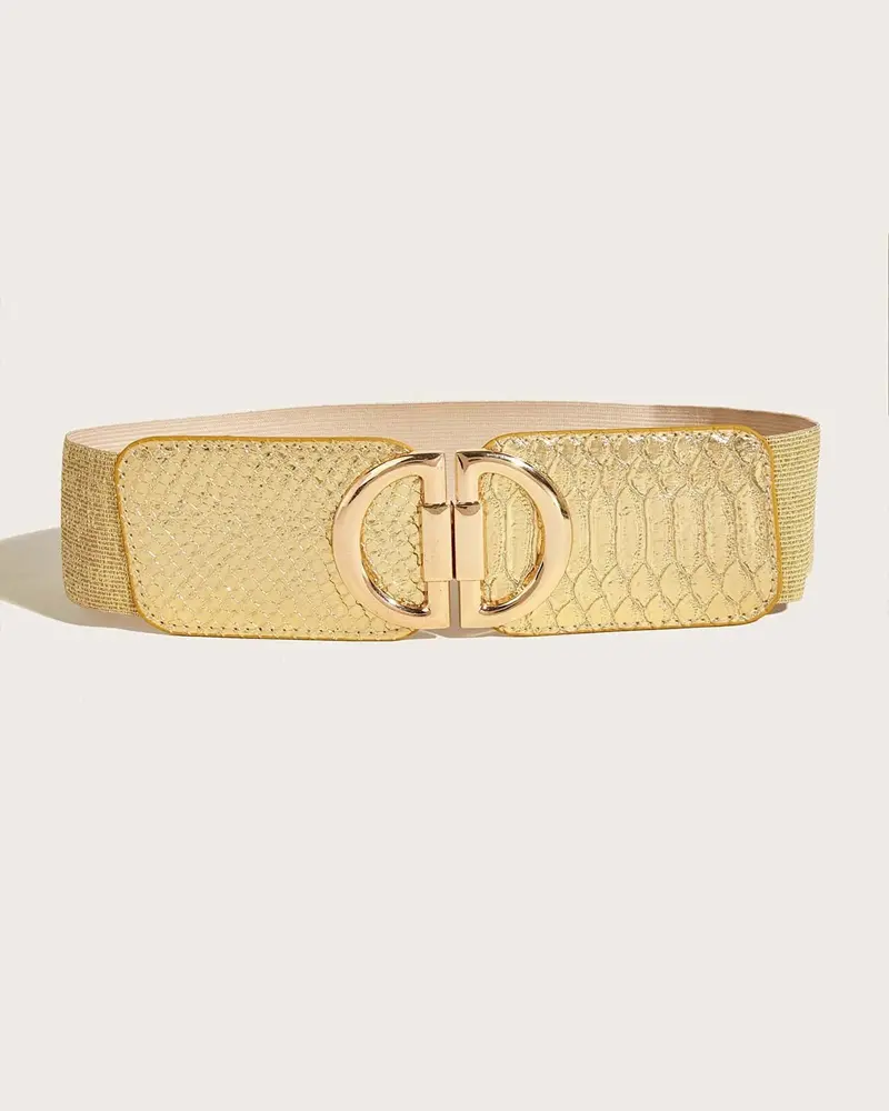 ベルト FEDERICA TOSI Woman Belt Beige FTI24CT04 FANGO ORO Reversible leather belt with loops Woman, Orange | TWINSET