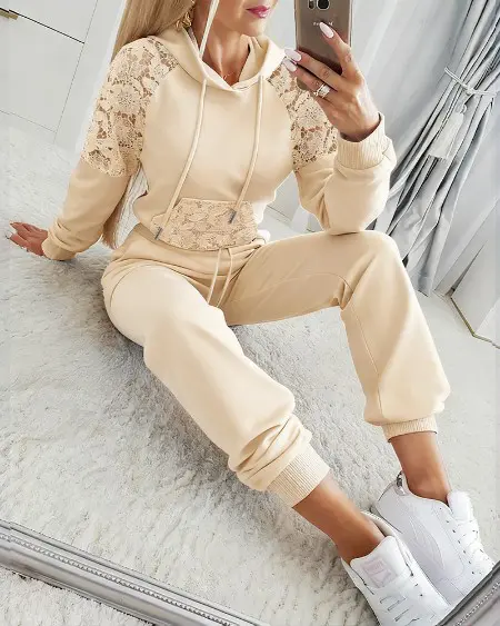 Tied Detail Slit Asymmetrical Top & Shorts Set